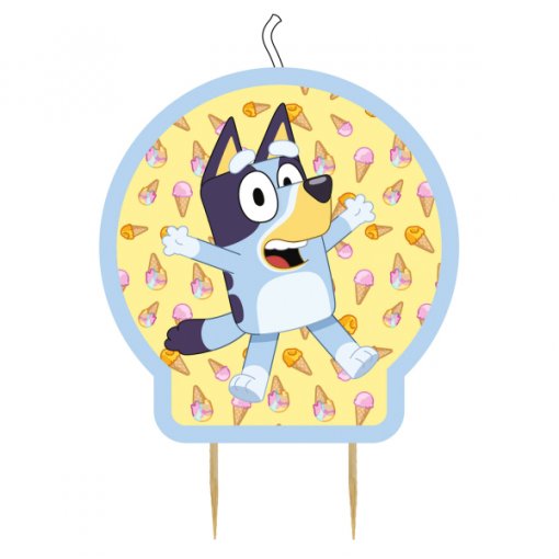 Vela de Aniversário 10,16x6,35cm Bluey