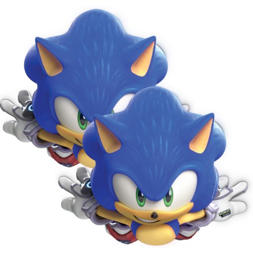 6 Máscaras Sonic The Hedgehog