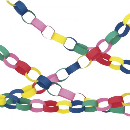 Grinalda corrente colorida DIY 5,6x3cm- Natal