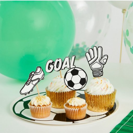 6 Topos de Bolo Futebol
