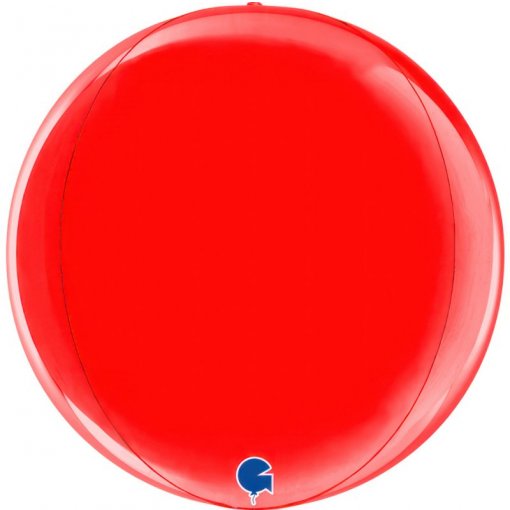 Balão Foil Globe 38cm Vermelho