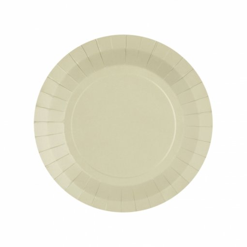 10 Pratos 17,5cm Areia