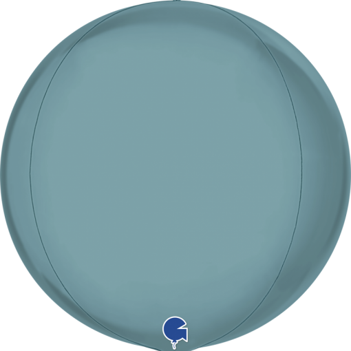 Balão Foil 38cm Globe Platinum Tenerife Sea 4D - Azul Caribe