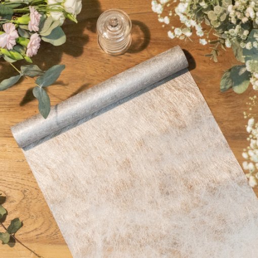 Corredor de Mesa 30cm x 5m Prateado