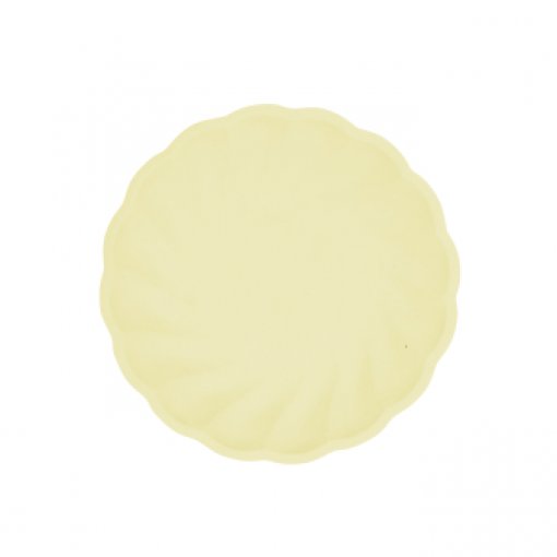 6 Pratos Redondos 18,8cm ECO Amarelo