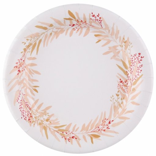 10 Pratos 23cm Floral