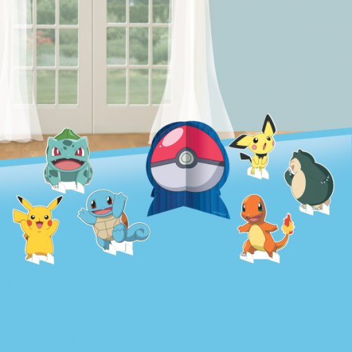 7 Decorações de Mesa Pikachu - Pokémon