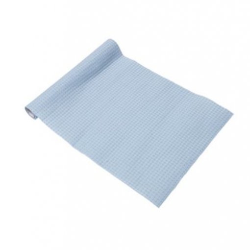 Corredor de Mesa 28cm x 3m Tecido Favos de Mel Azul