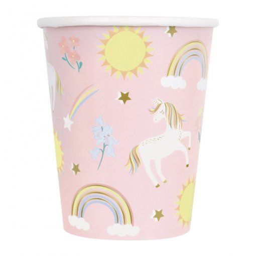 8 Copos 267ml Dainty Unicorn