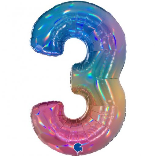 Balão Foil 102cm Rainbow nº3