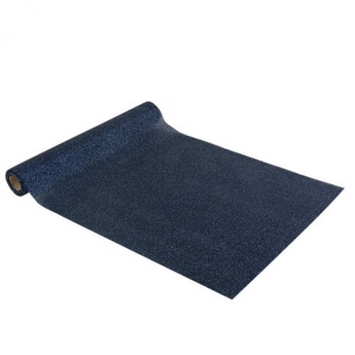 Corredor de mesa 28 cm x 3 m Brilhante com Lantejoulas Azul 