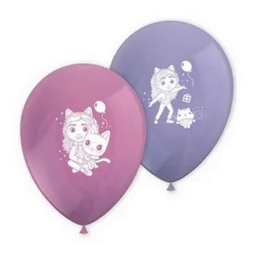 8 Balões 11'' Gabby's Dollhouse