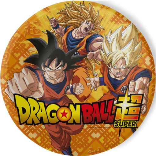 8 Pratos 23cm Dragon Ball