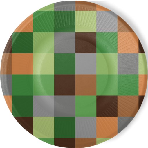 8 Pratos 23cm TNT Party