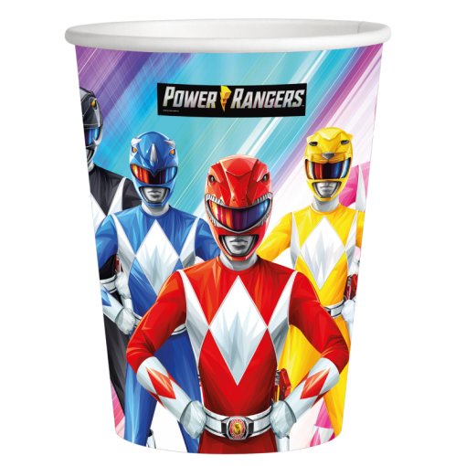 8 Copos 250ml Power Rangers