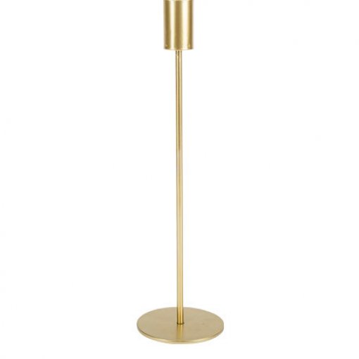 Suporte de Vela Metal Dourado 7,8x29cm