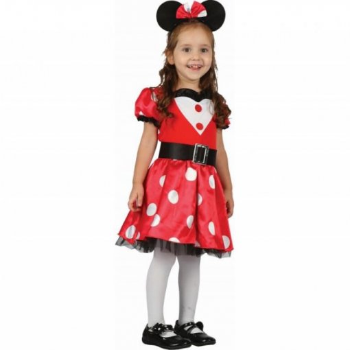 Fato Rato Vermelho Idade 2-4 Anos