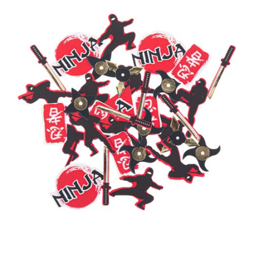 100 Confettis 3,5cm Ninja