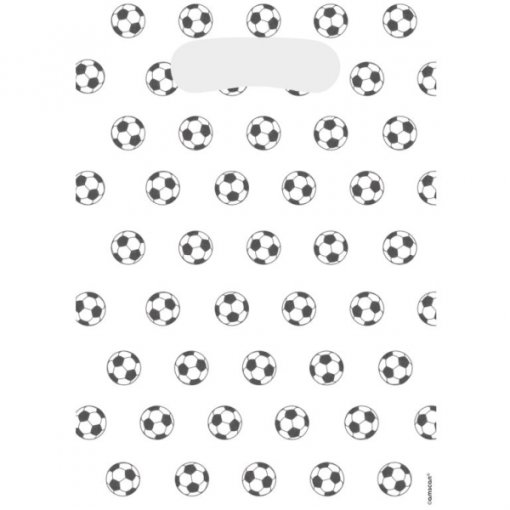 8 Sacos de oferta plástico Kicker Party - Futebol