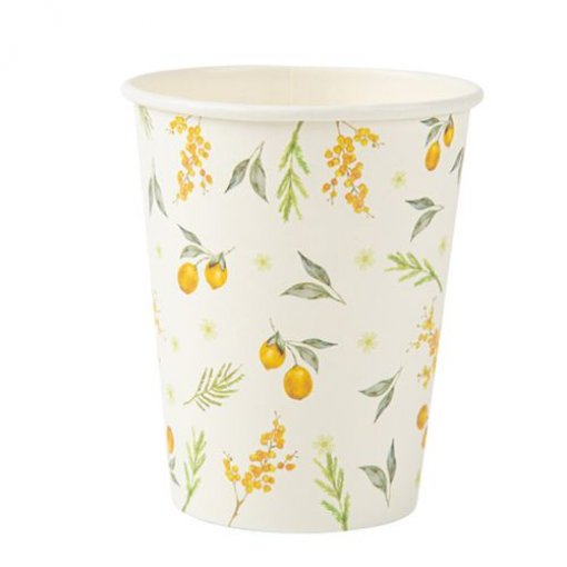 8 Copos 255ml Limão Mimosa