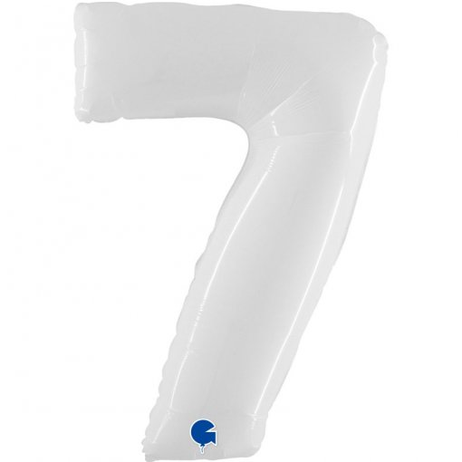 Balão Foil 102cm Branco Fluo nº7