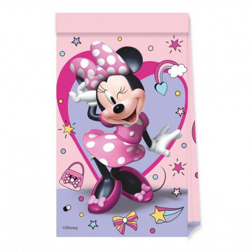 4 Sacos de Oferta Papel Minnie Junior
