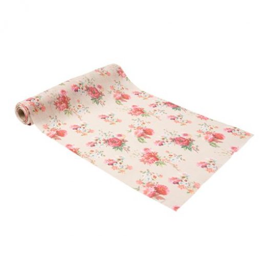 Corredor de Mesa 28cm x 3m Liberty Vintage Rose