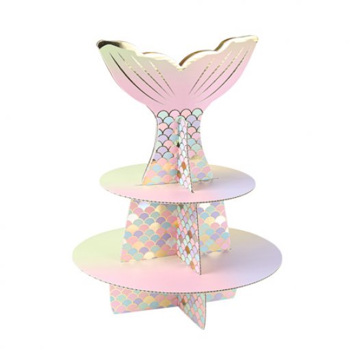 Cupcake Stand 2 Andares 38,5cm Cauda Sereia