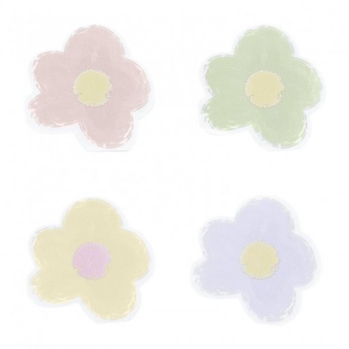 20 Guardanapos 26cm Sortidos Margaridas