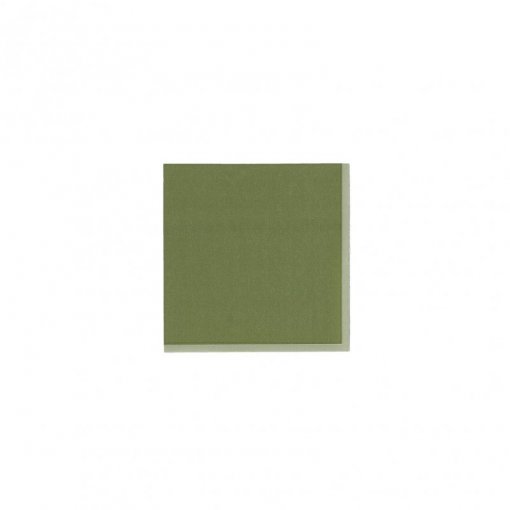 15 Guardanapos 24cm Verde Cinza e Sálvia