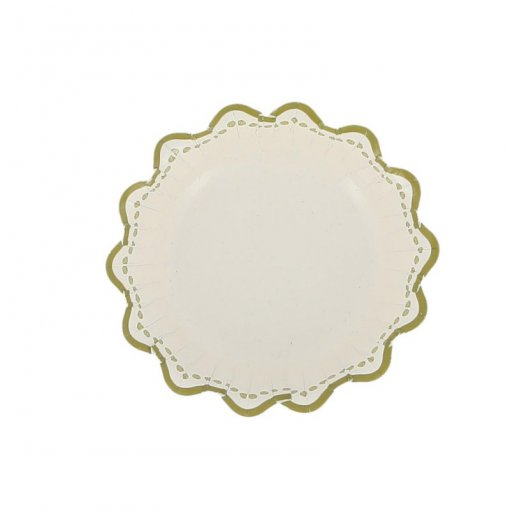 6 Taças 13cm Mix&Match - Riscas Verde Oliva