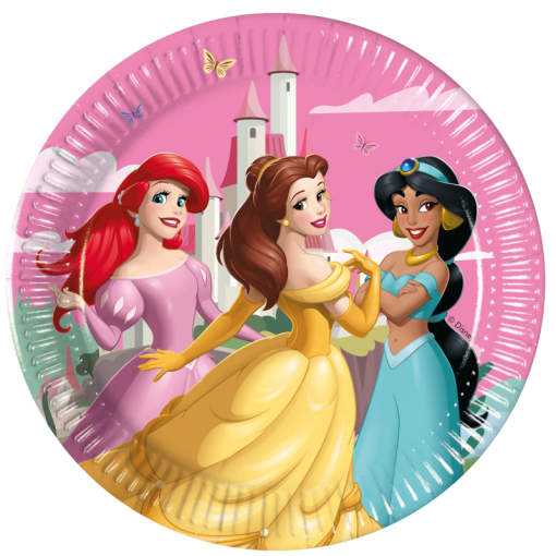 8 Pratos 20cm Princess Create Your World