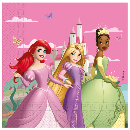 20 Guardanapos 33cm Princess Create Your World