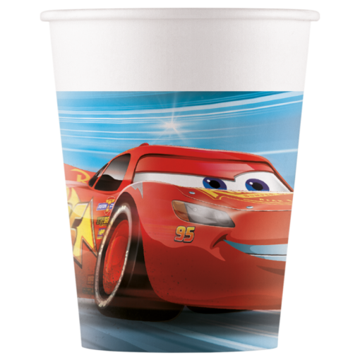 8 Copos 200ml Cars Victory is Mine (McQueen)