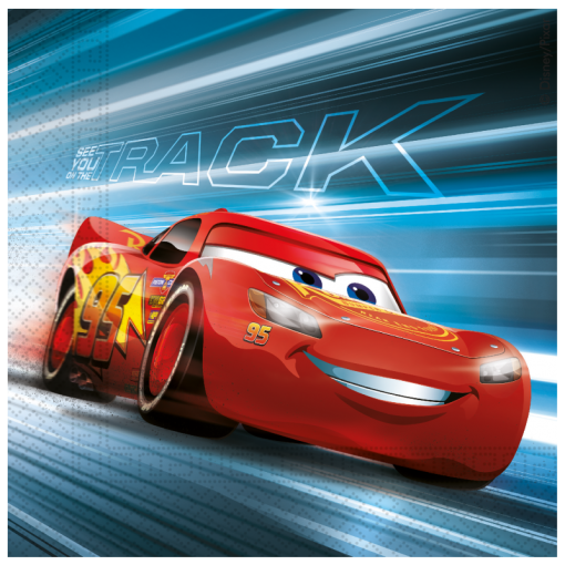 20 Guardanapos 33cm Cars Victory is Mine (McQueen)