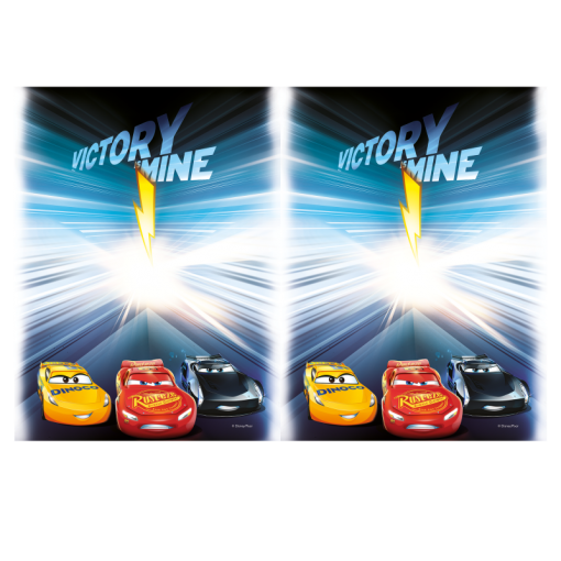 Toalha de Mesa 120x180cm Cars Victory is Mine (McQueen)