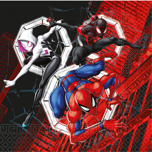 20 Guardanapos 33cm Spider-Man (Homem-Aranha) World of Web 