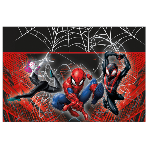 Toalha de Mesa 120x180cm Spider-Man (Homem-Aranha) World of Web 