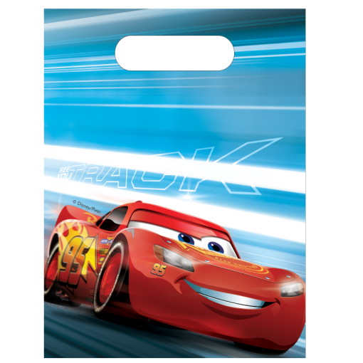 6 Sacos de oferta Plástico Cars Victory is Mine (McQueen)