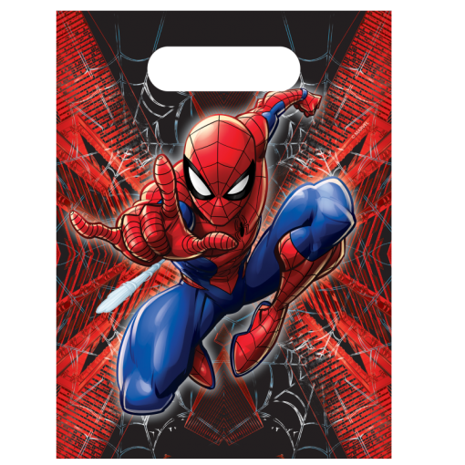 6 Sacos de oferta Plástico Spider-Man (Homem-Aranha) World of Web 
