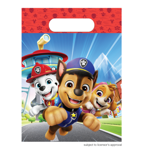 6 Sacos de oferta Plástico Patrulha Pata - Rescue Heroes