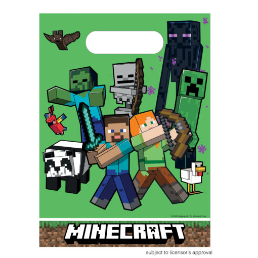 6 Sacos de oferta Plástico Minecraft