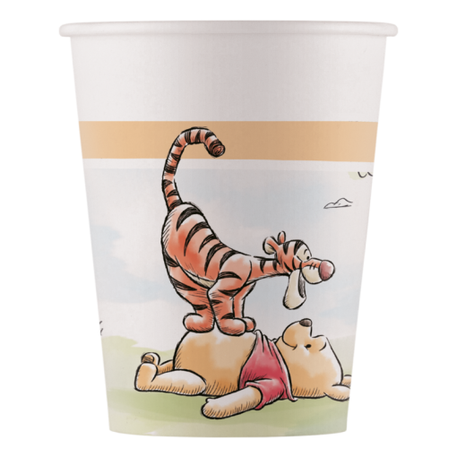 8 Copos 200ml Winnie The Pooh Loves Nature