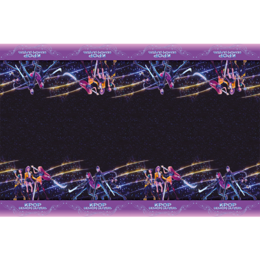 Toalha de mesa 120x180cm KPop Demon Hunters