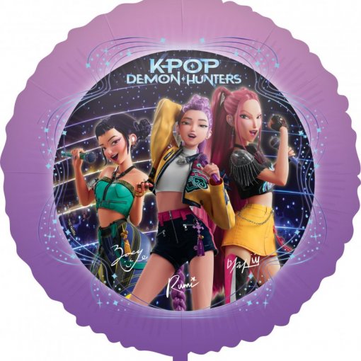 Balão Foil 45cm KPop Demon Hunters