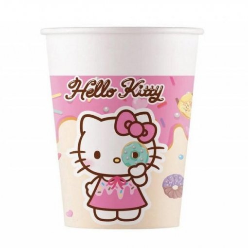 8 Copos 200ml Kuromi (Hello Kitty)