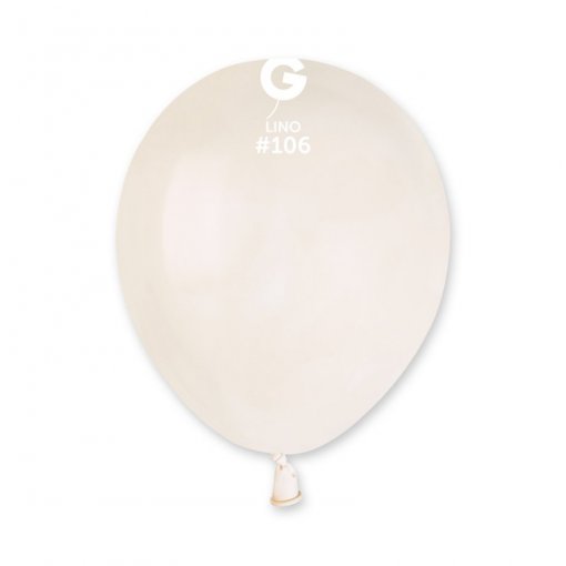 100 Balões latex 5'' (12cm) cor Linen #106 - A50