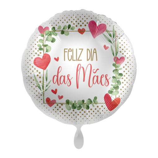 Balão Foil 43cm Feliz Dia das Mães - Dia da Mãe