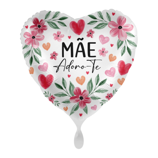 Balão Foil 43cm Mãe Adoro-te - Dia da Mãe