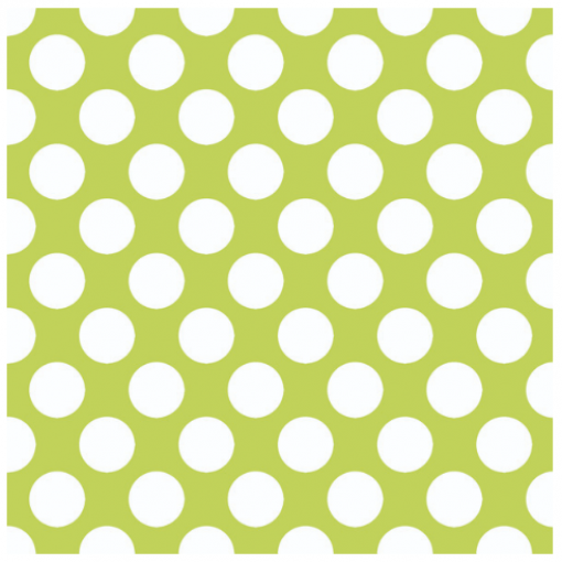 20 Guardanapos 33cm Bolas Verde Lima